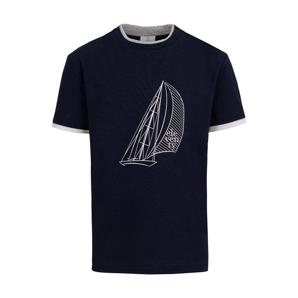 Tシャツ・カットソー Eleventy IN JERSEY DOPPIO COLLO FONDO E POL T-SHIRT – Eleventy Canada