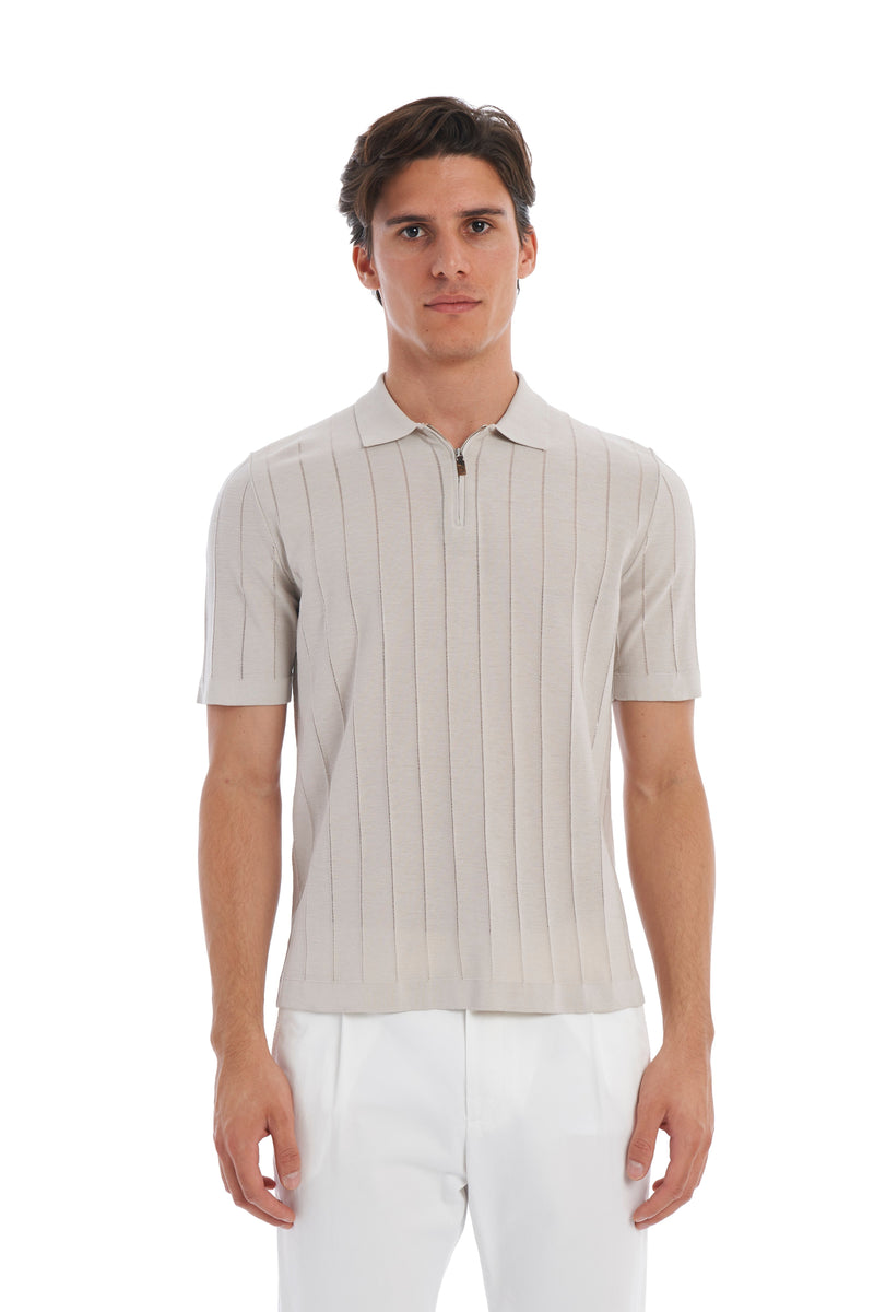SS23 KNITTED POLO SHIRT