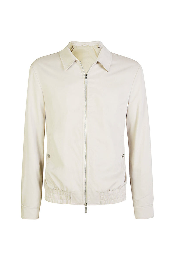 SHIRT COLLAR BOMBER JACKET