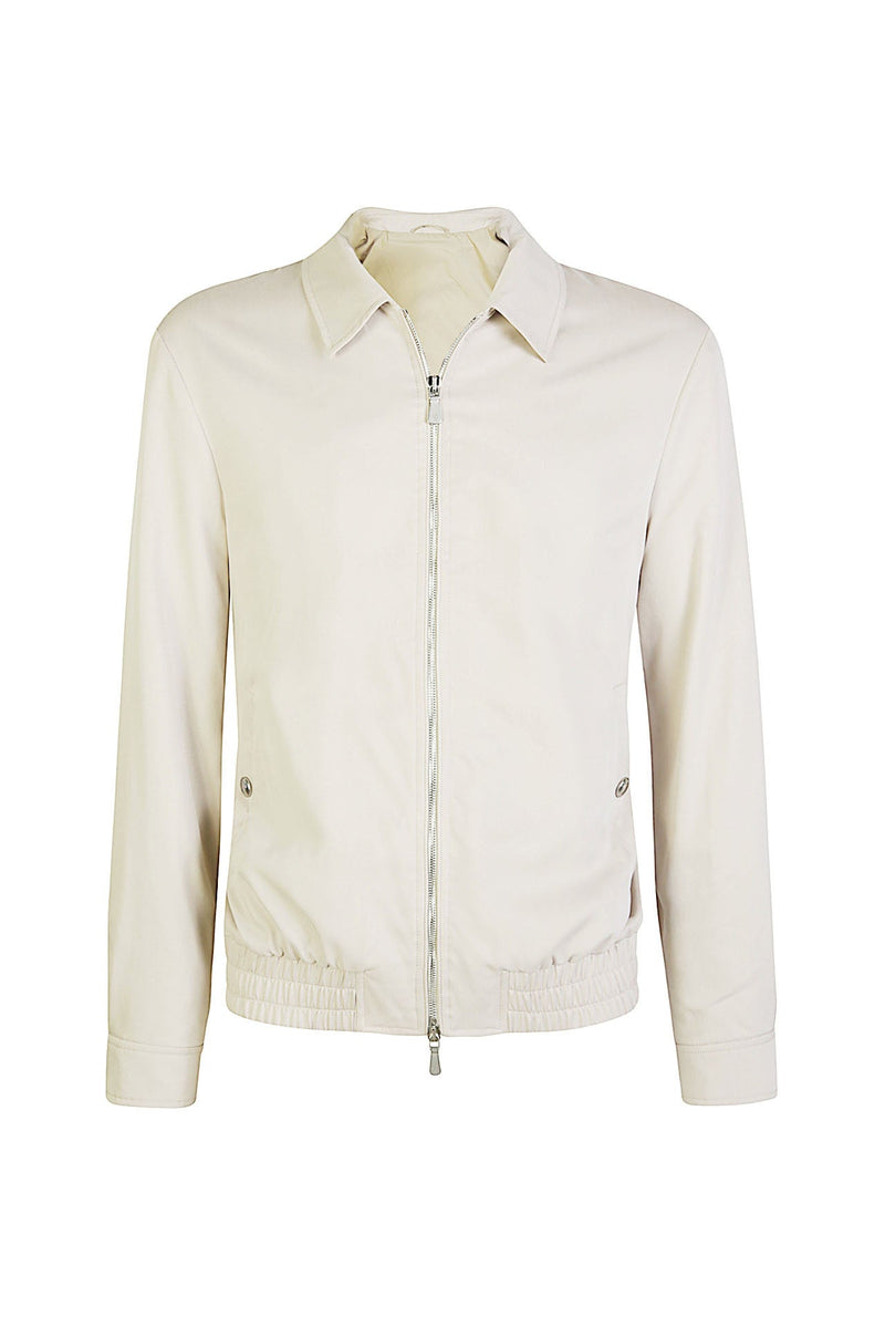 SHIRT COLLAR BOMBER JACKET