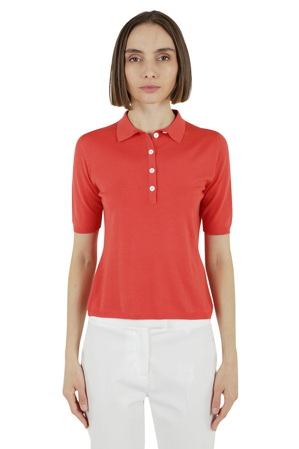 KNITTED POLO SHIRT SS24