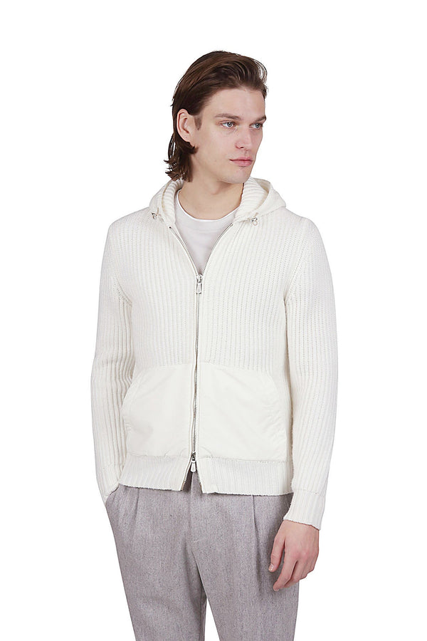 BIMATERIC WOOL JACKET