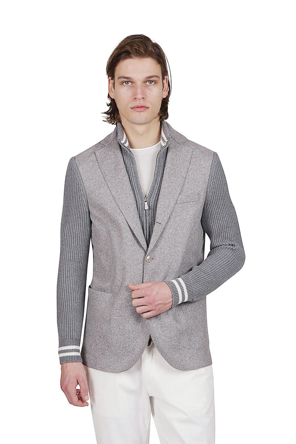 WOOL BIB JACKET