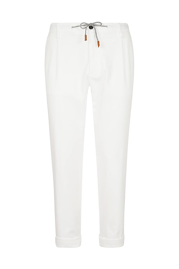 STRETCH COTTON TROUSERS