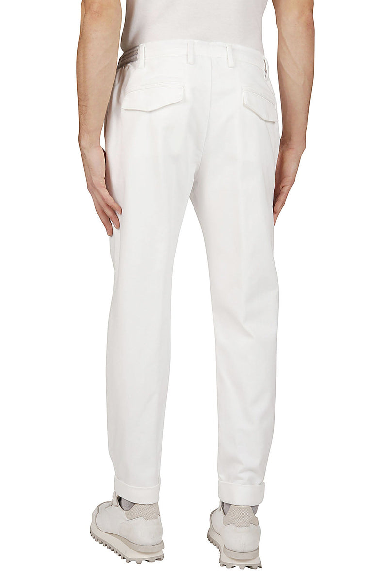 STRETCH COTTON TROUSERS