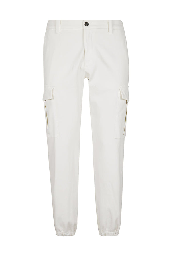 STRETCH COTTON TROUSERS