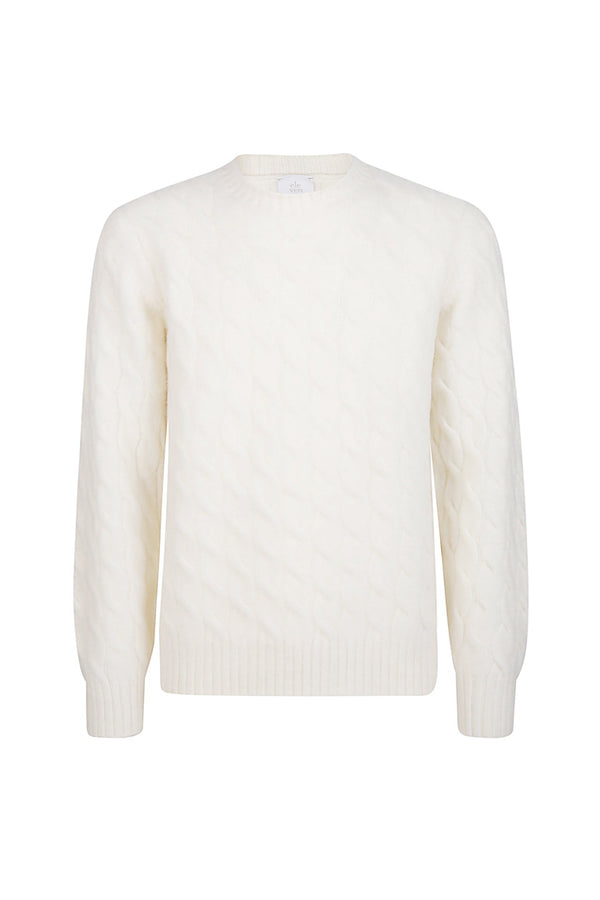 CREW NECK SWEATER WOOL CASHMERE