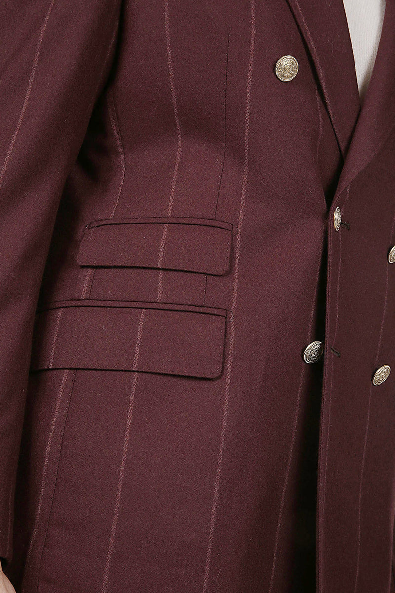 WOOL DOUBLE-BREASTED SUIT