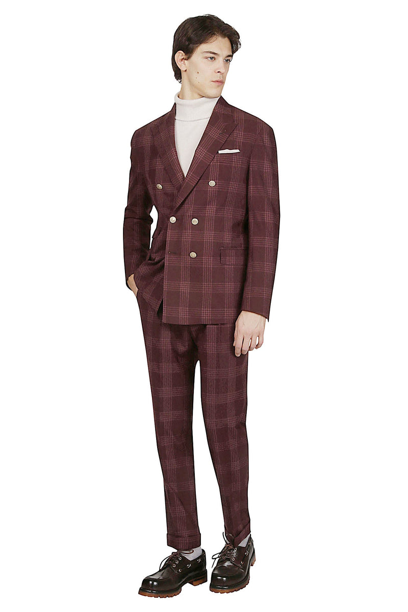 WOOL DOUBLE-BREASTED SUIT