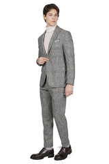 SINGLE-BREASTED BABY ALPACA WOOL SUIT