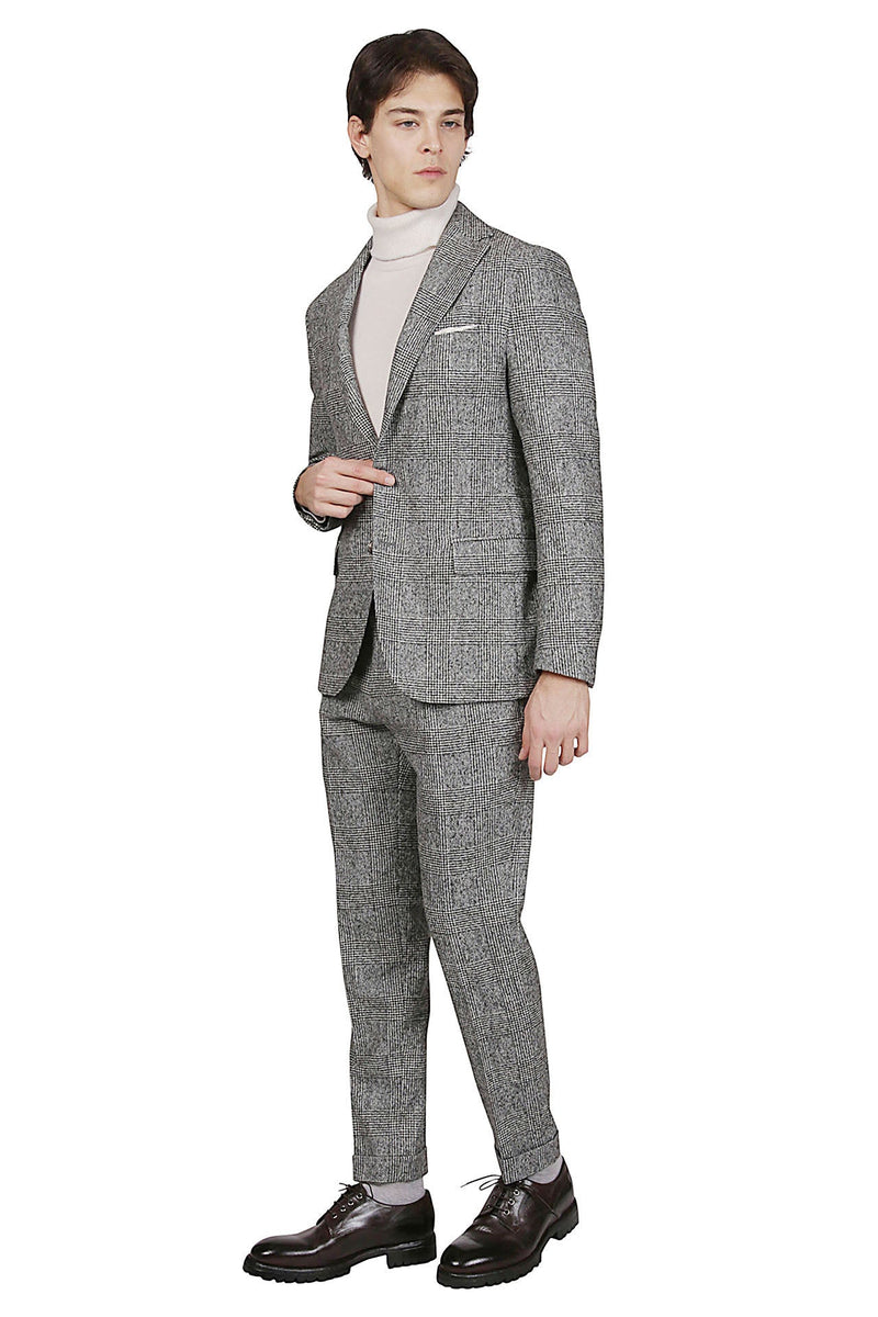 SINGLE-BREASTED BABY ALPACA WOOL SUIT