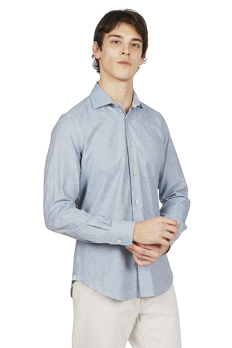 DANDY COLLAR COTTON SHIRT