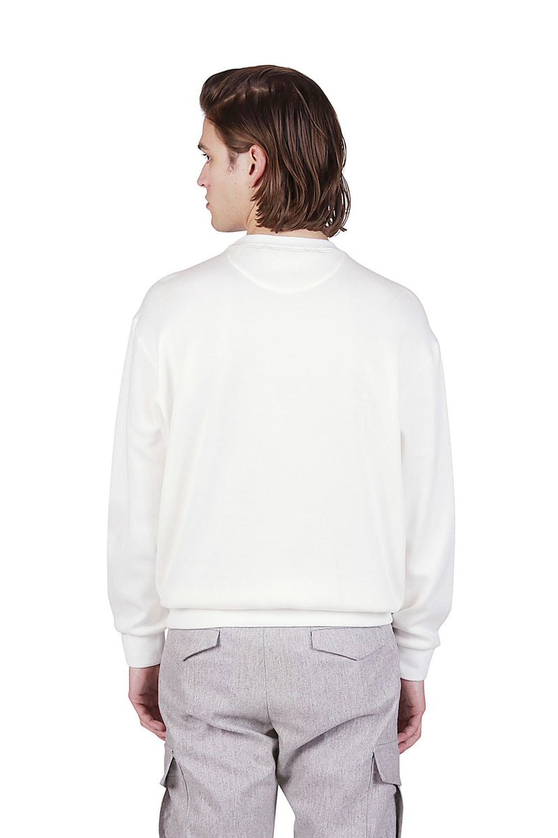 GIZA COTTON CREWNECK SWEATSHIRT