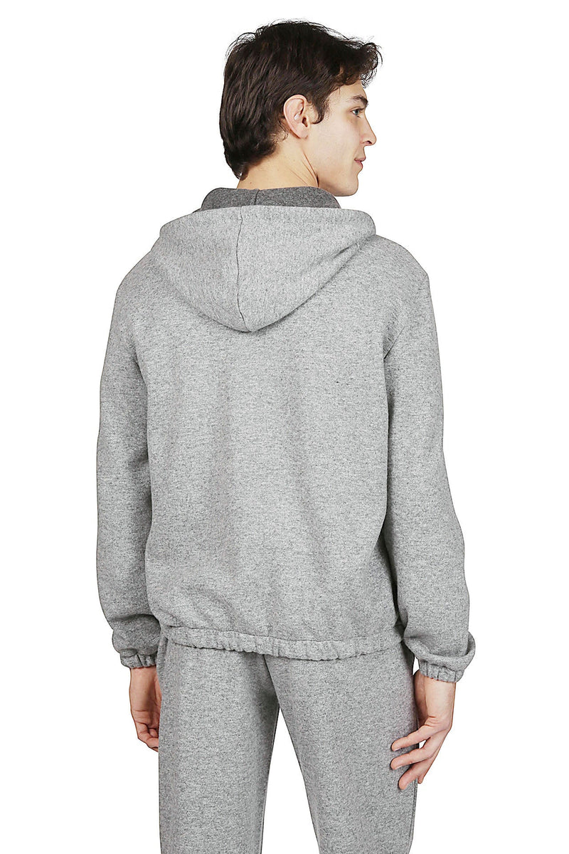 FELPA CON CAPPUCCIO CASHMERE