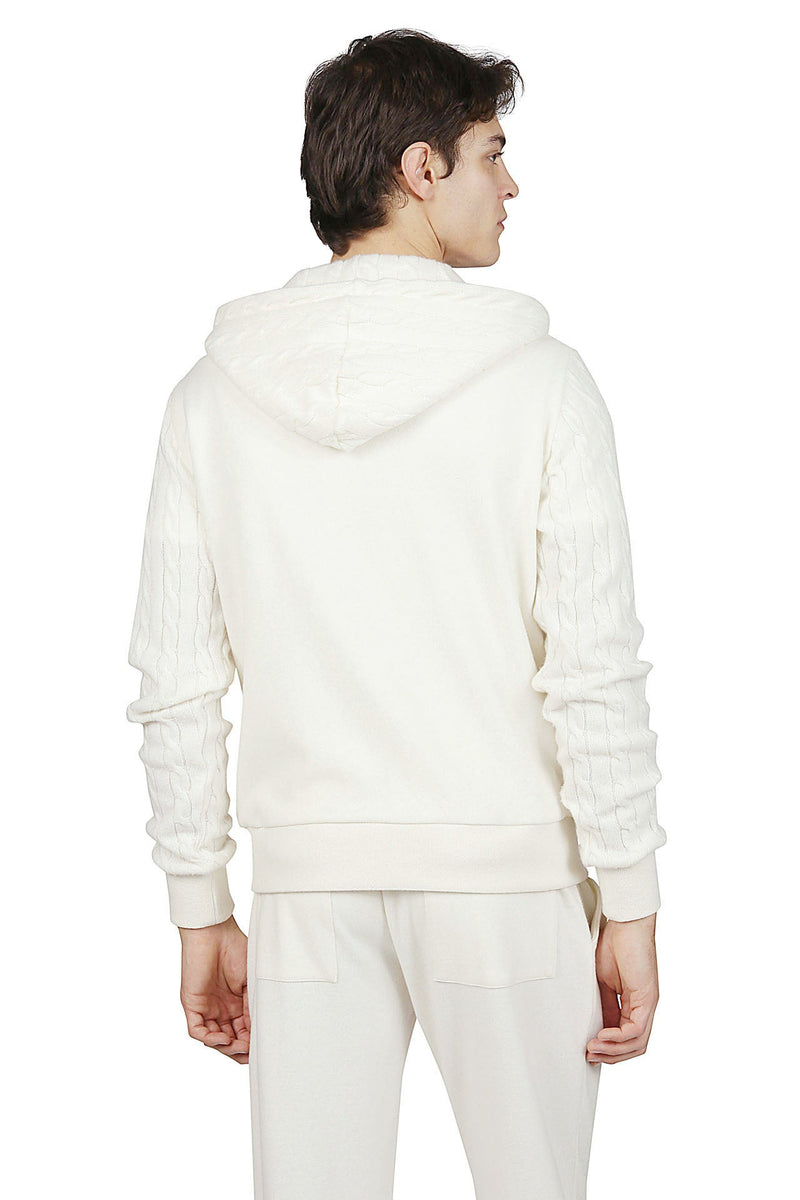 WOOL CASHMERE HOODIE