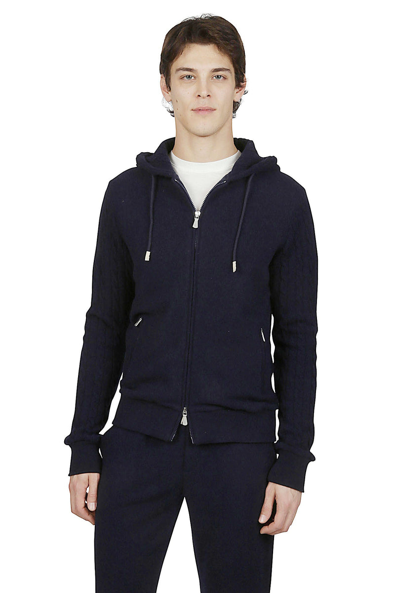 WOOL CASHMERE HOODIE