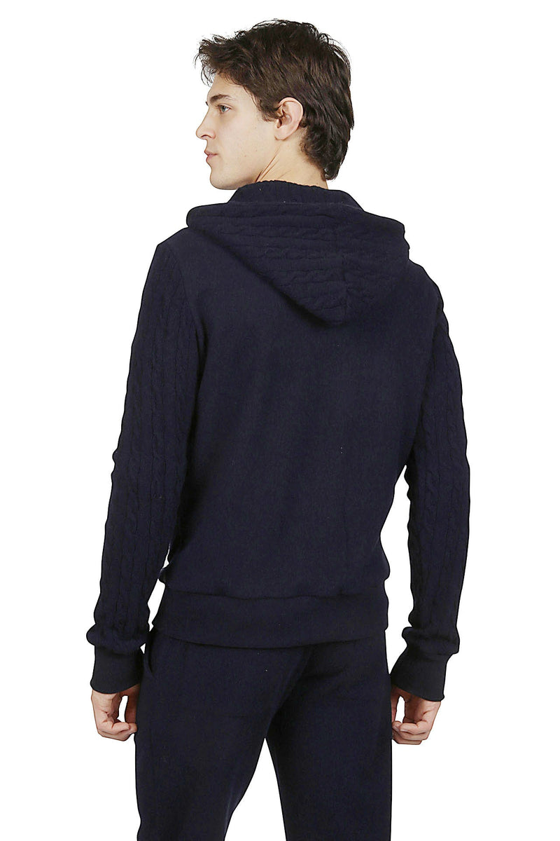 WOOL CASHMERE HOODIE