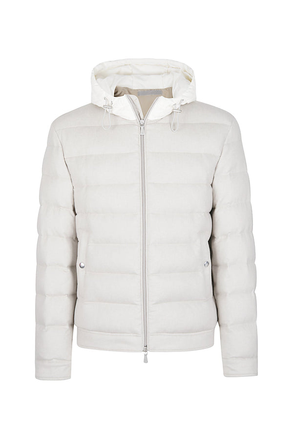 SILK CASHMERE AND NYLON JACKET