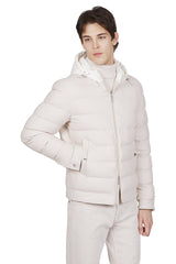 SILK CASHMERE AND NYLON JACKET