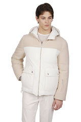 WOOL NYLON DUAL MATERIAL JACKET