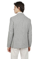 SINGLE BREASTED WOOL CASHMERE JACKET