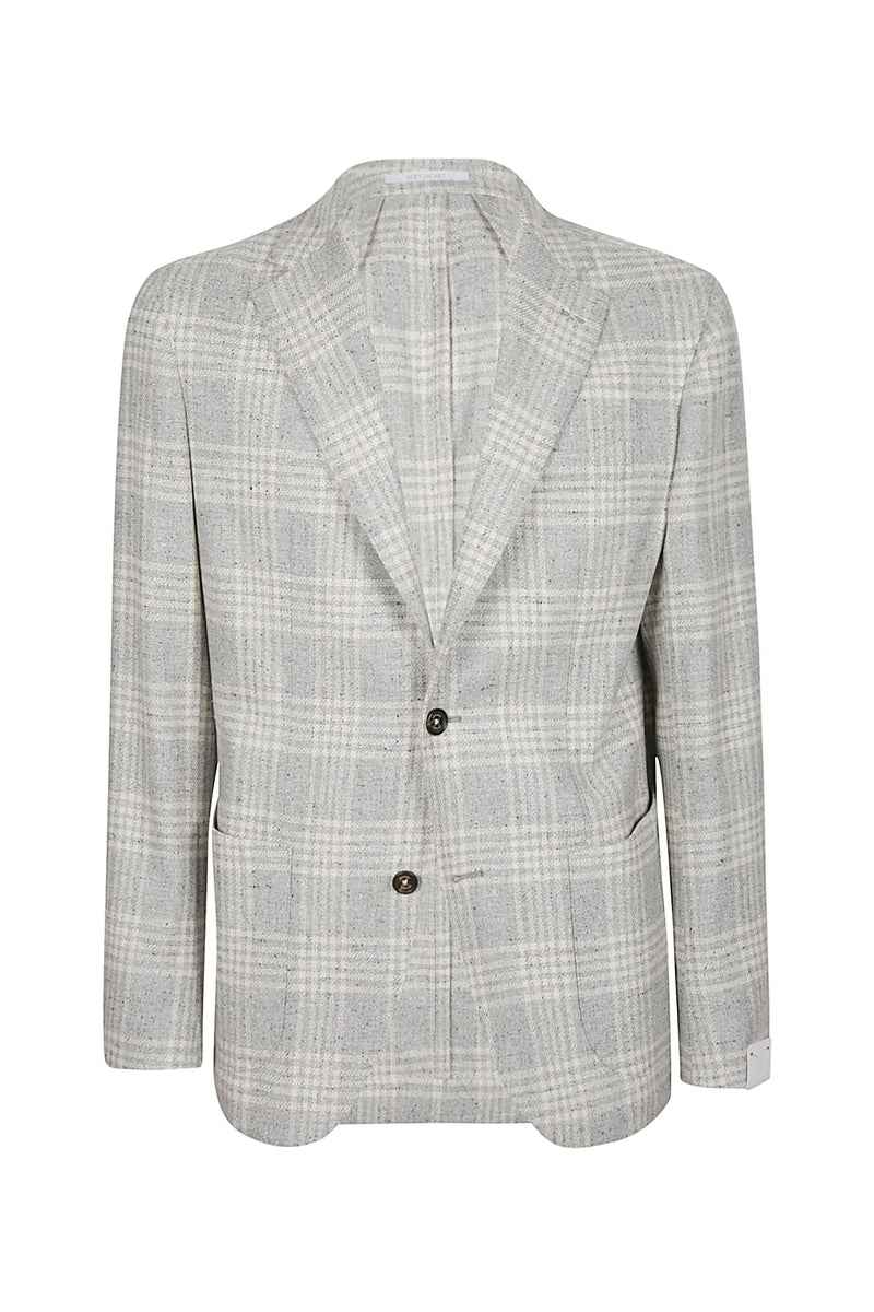 SINGLE-BREASTED WOOL CASHMERE JACKET