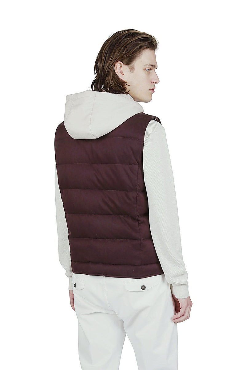 BIMATERIC SILK CASHMERE VEST