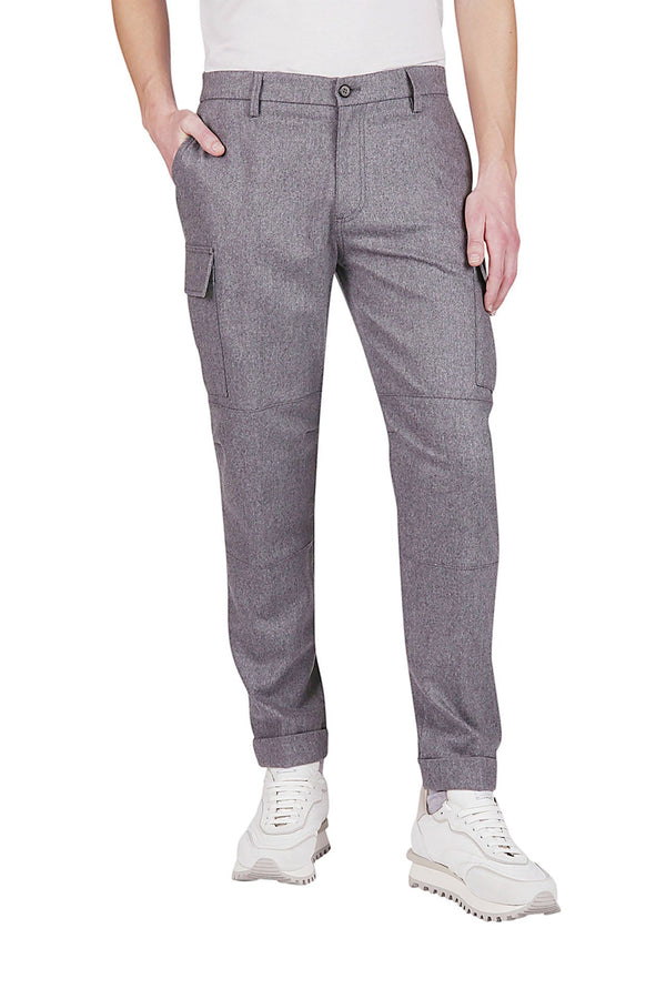 WOOL CASHMERE TROUSERS