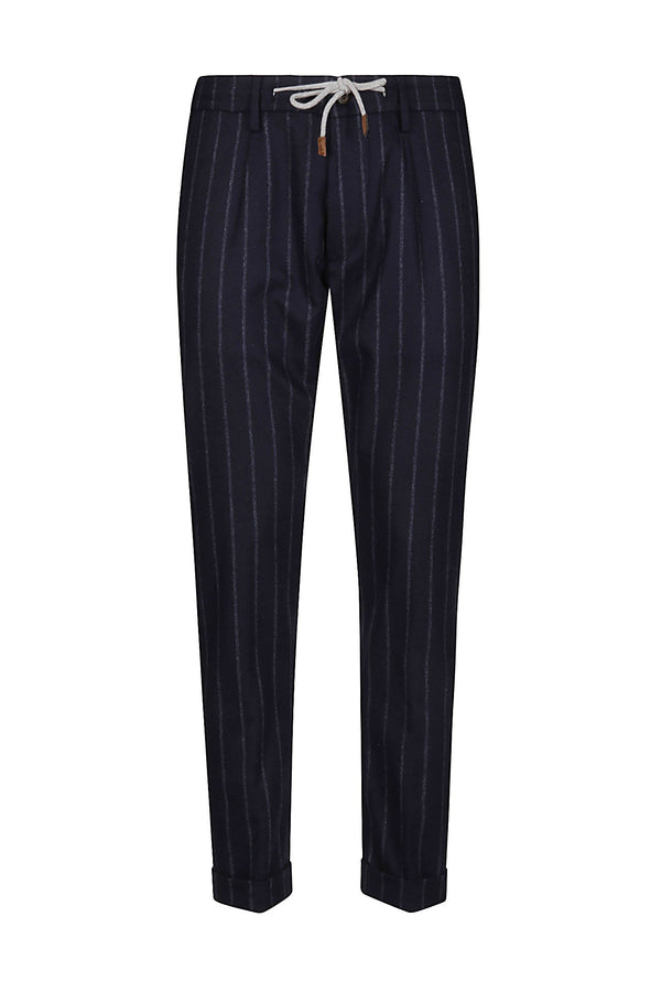 WOOL CASHMERE TROUSERS