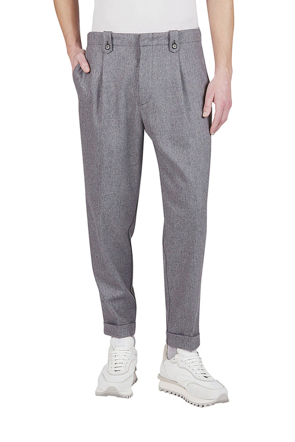 WOOL CASHMERE TROUSERS