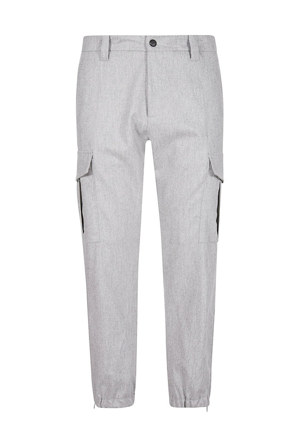 WOOL CASHMERE TROUSERS