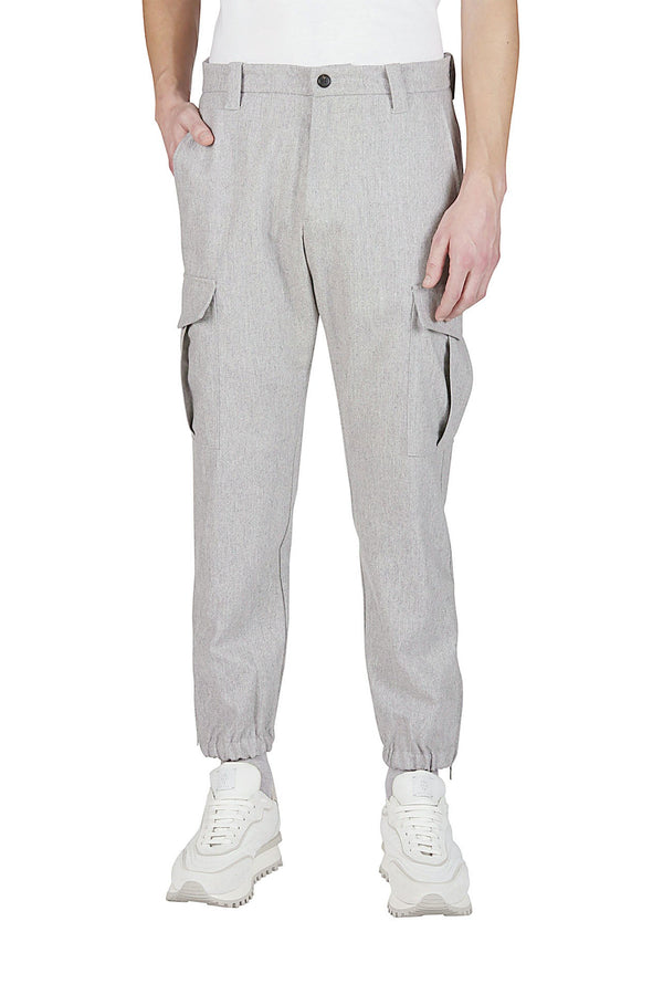 WOOL CASHMERE TROUSERS