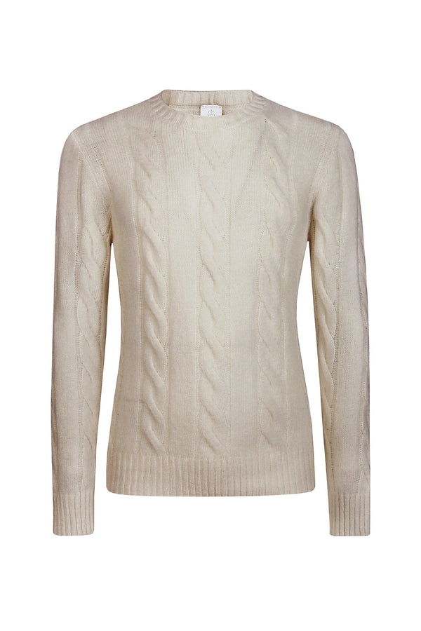 CREW-NECK SWEATER CASHMERE SILK