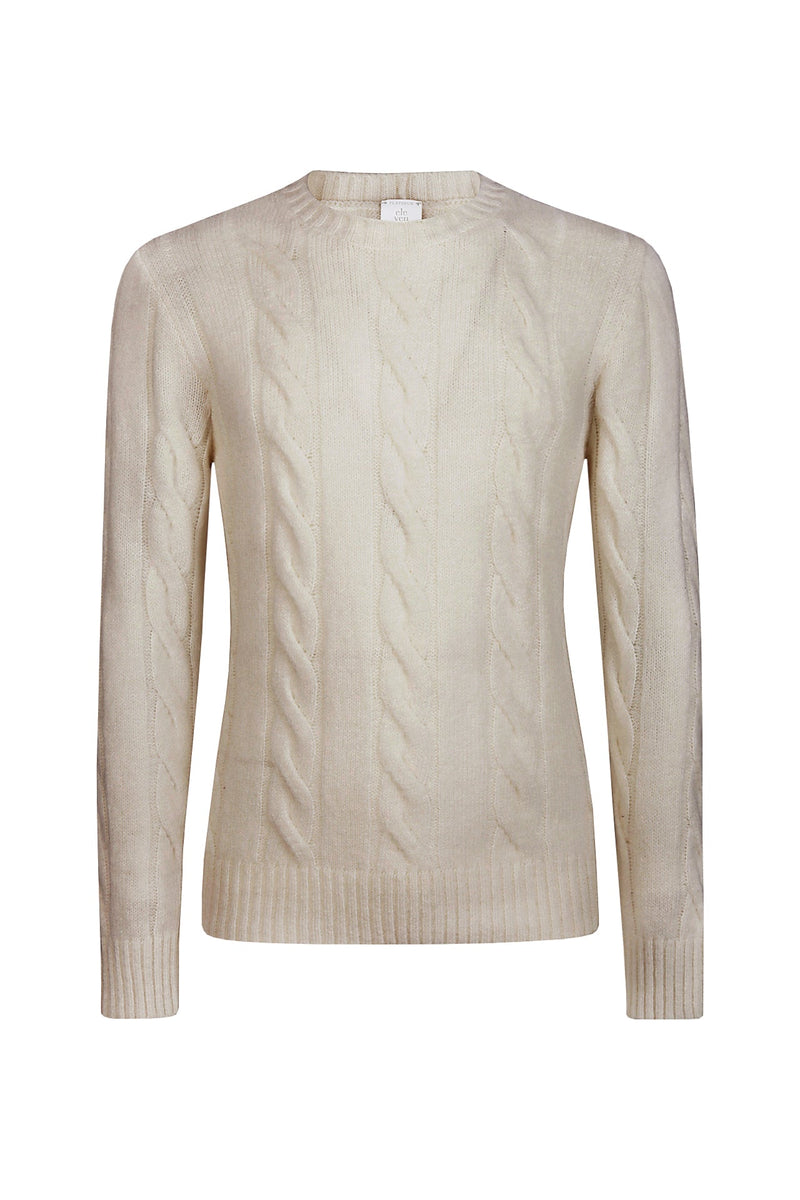 CREW-NECK SWEATER CASHMERE SILK