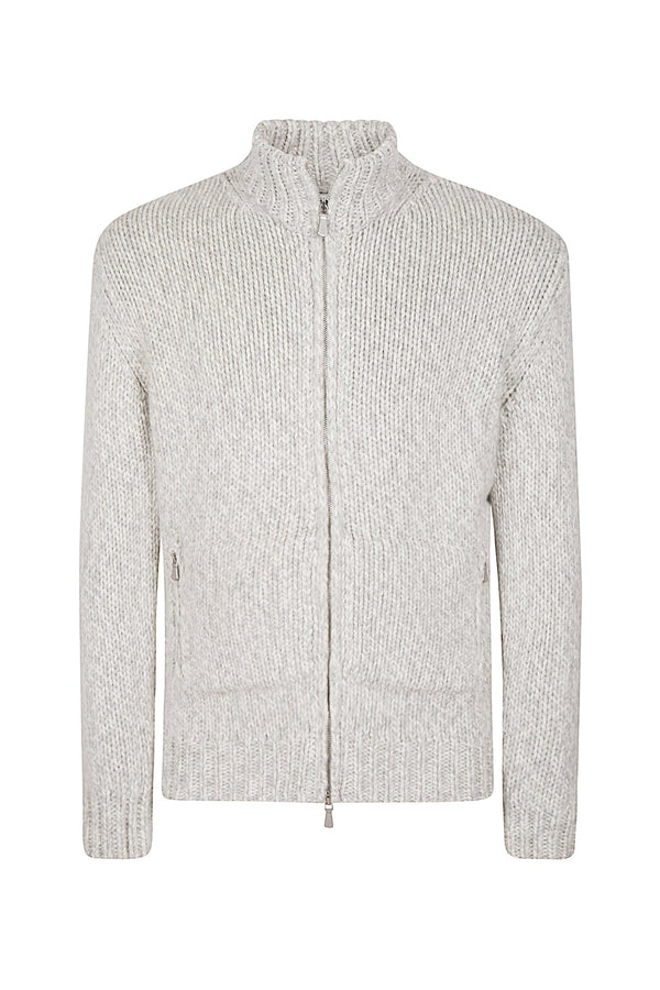 FULL ZIP CASHMERE SWEATER