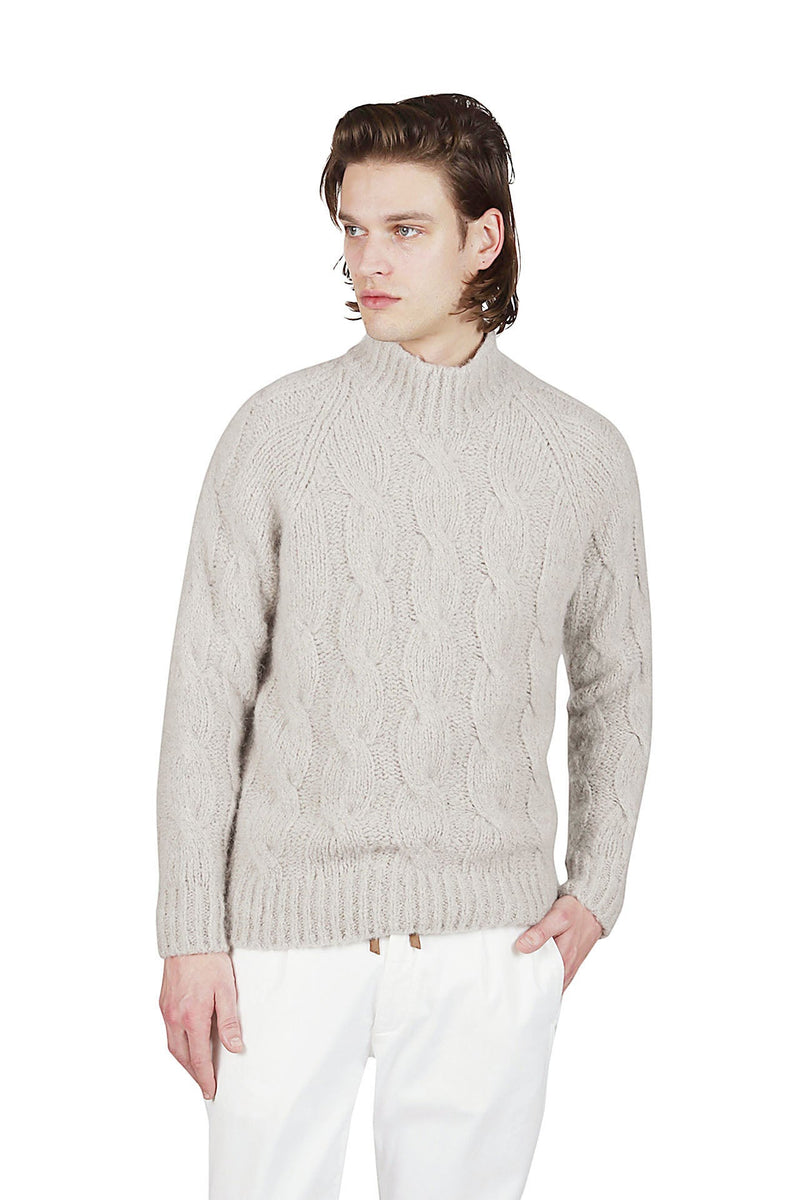 POLO NECK SWEATER CASHMERE ALPACA