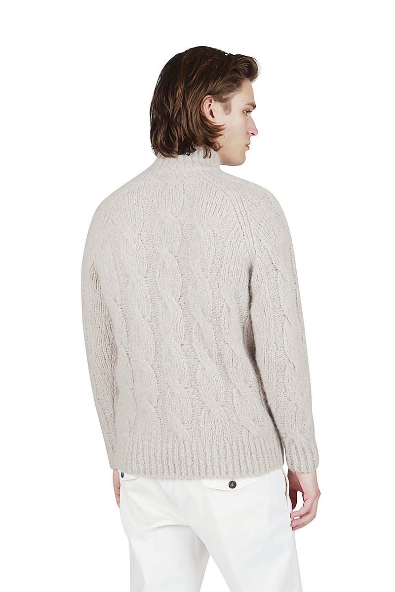 POLO NECK SWEATER CASHMERE ALPACA