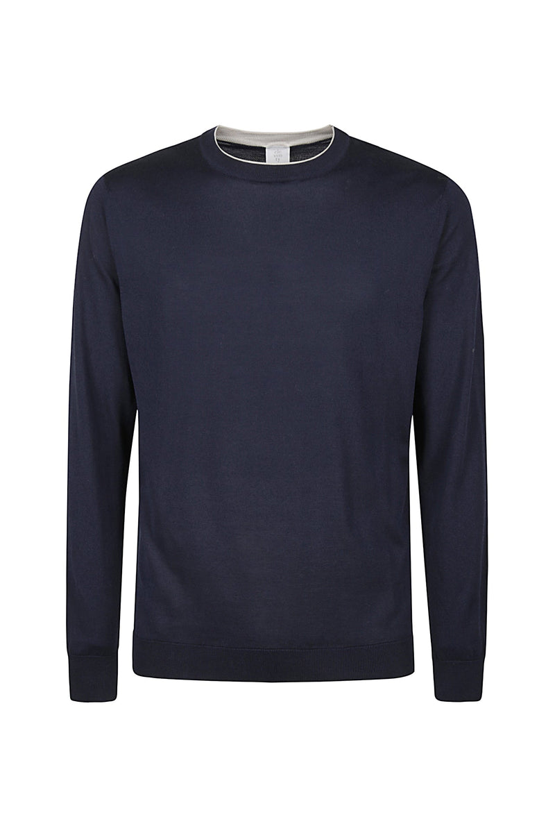 SEA ISLAND COTTON CREW NECK SWEATER