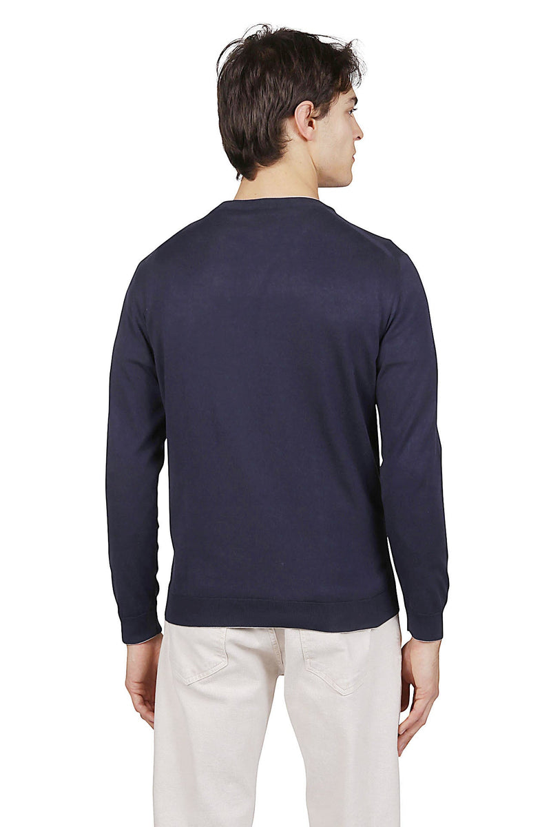 SEA ISLAND COTTON CREW NECK SWEATER