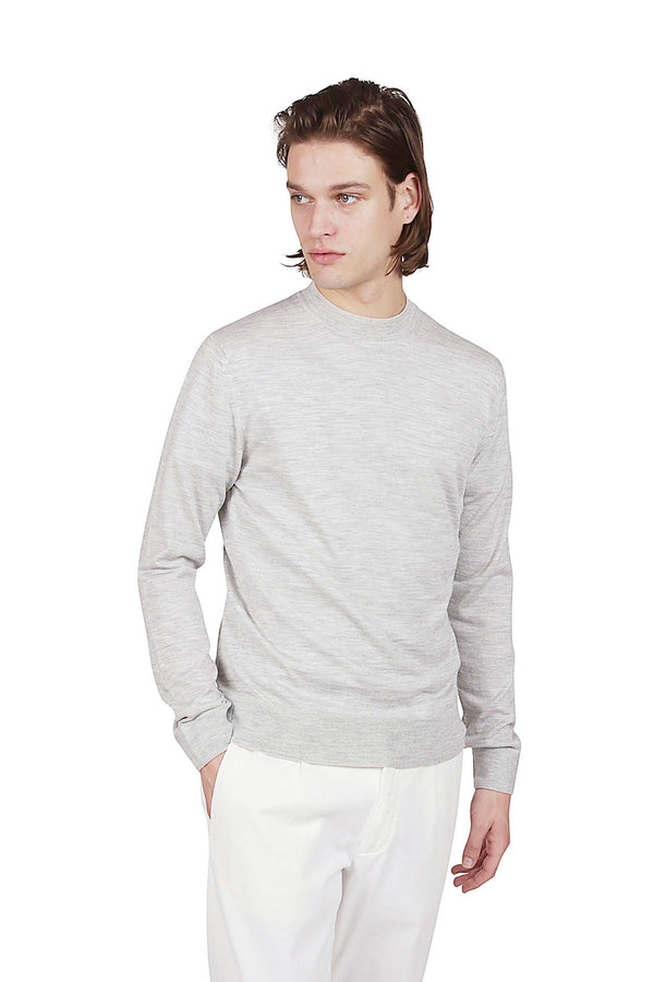 CREW NECK SWEATER MERINOS SILK