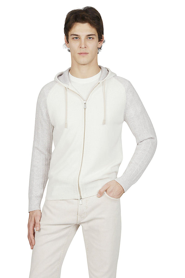 FULL ZIP CASHMERE SWEATER