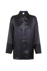 PLAIN SILK SHIRT