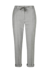 WOOL POLYAMIDE LUREX TROUSERS