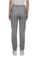 WOOL POLYAMIDE LUREX TROUSERS