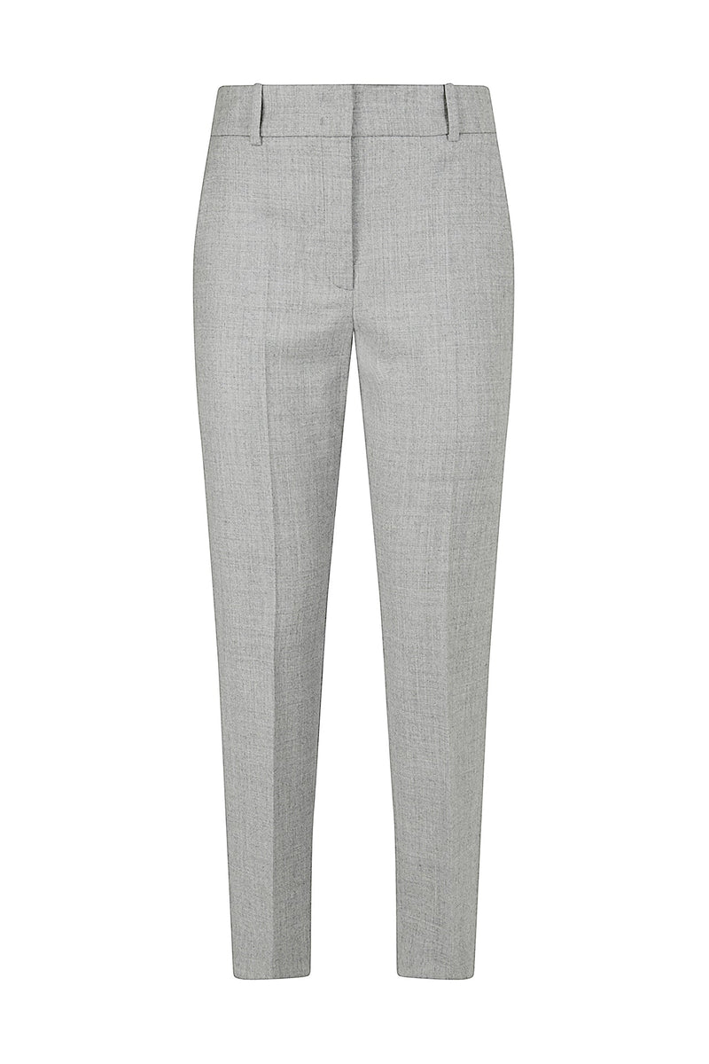 SLIM WOOL POLYAMIDE LUREX TROUSERS