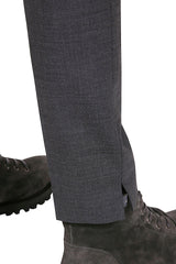 SLIM TROUSERS PLAIN WOOL ELASTANE