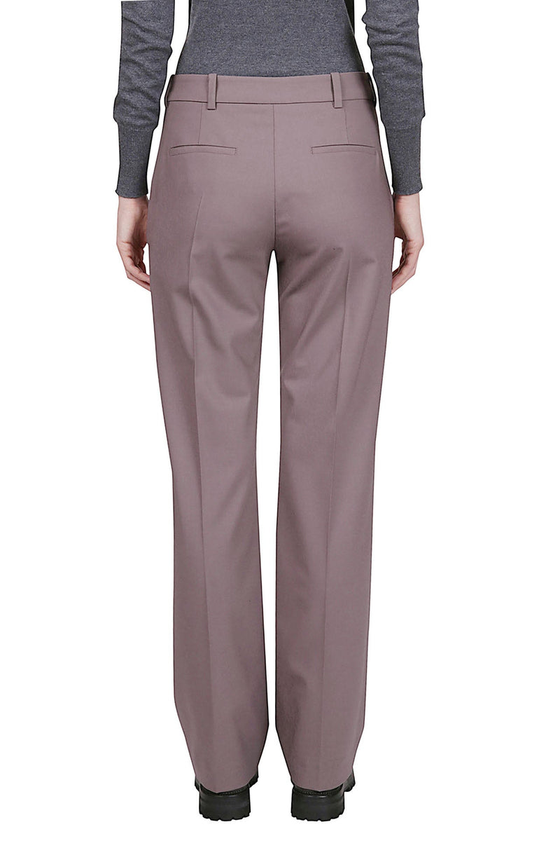 WOOL ELASTANE PLAIN PANTS