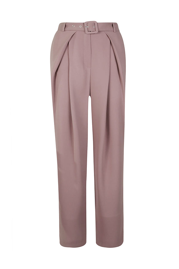 PLAIN SILK CADY TROUSERS