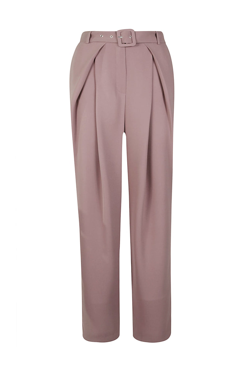 PLAIN SILK CADY TROUSERS