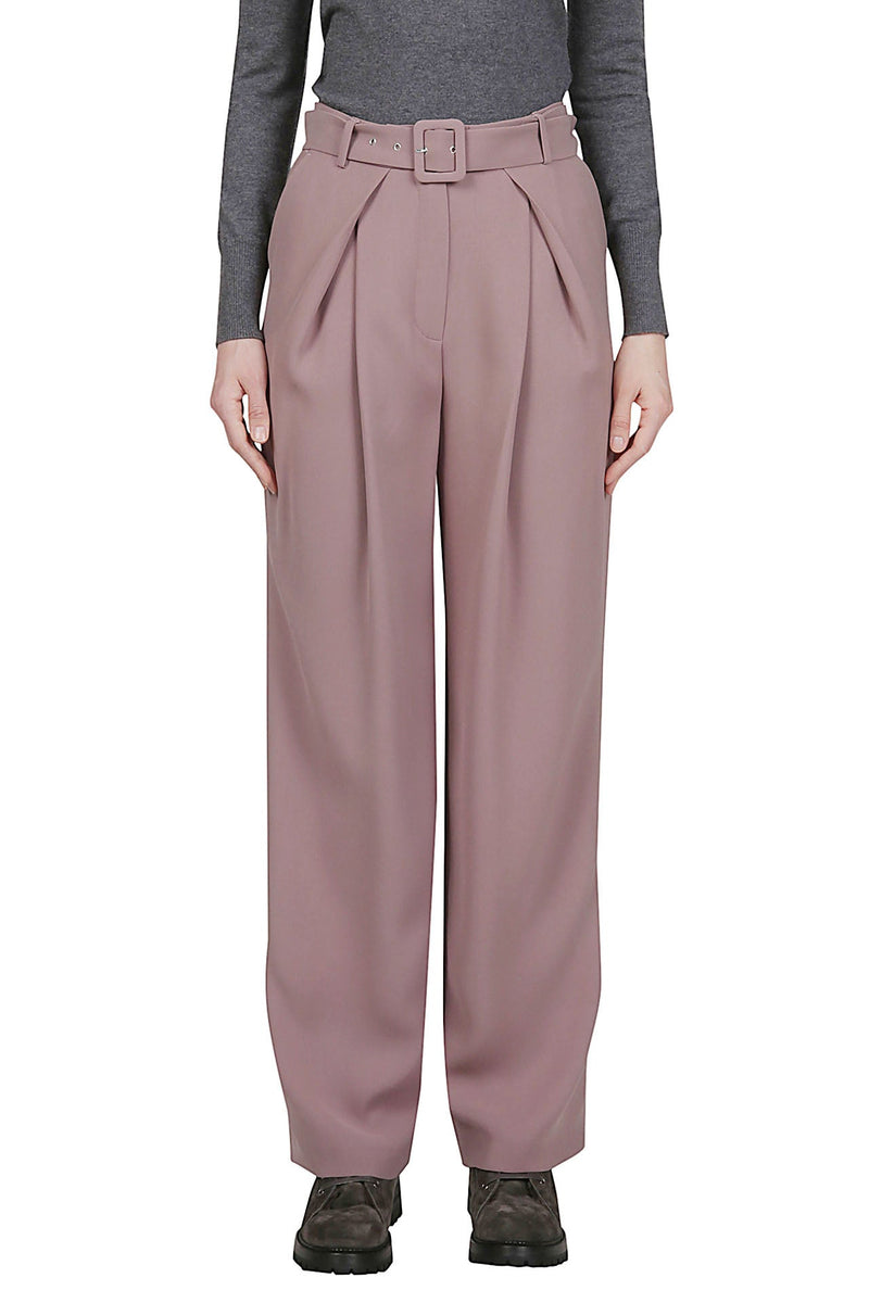 PLAIN SILK CADY TROUSERS